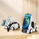Беспроводное зарядное устройство DriveCharge 15W с подсветкой и часами для вашего логотипа Фото 4